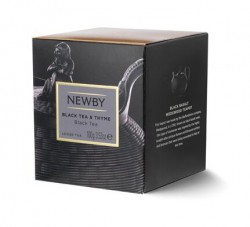 Чай черный Newby black tea & thyme / Чабрец картонная упаковка (100 гр.)